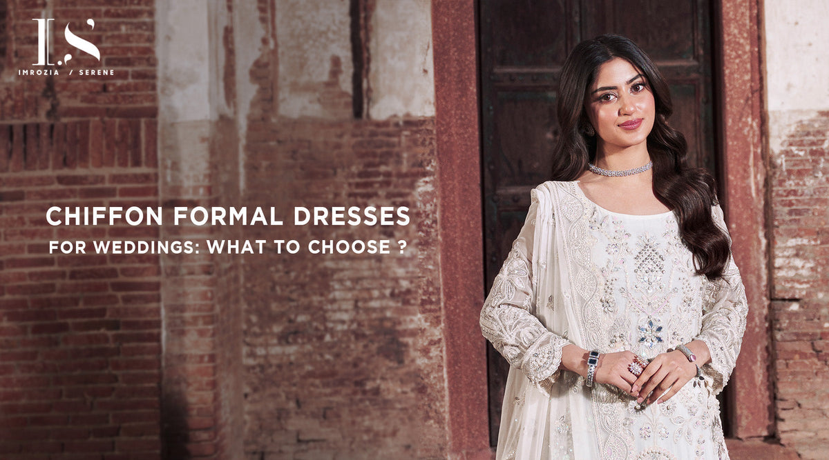 Chiffon Formal Dresses for Weddings: What to Choose