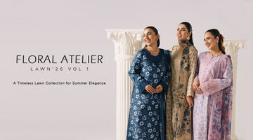 Floral Atelier Vol 1 – A Timeless Lawn Collection for Summer Elegance